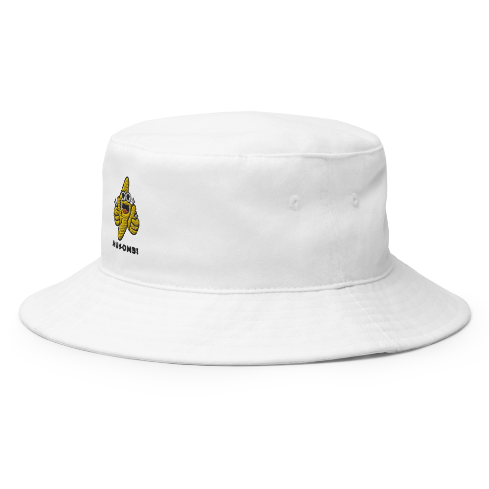 Ausome Bucket Hat White