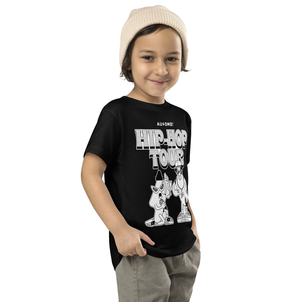 Ausome Toddler Hip-Hop Tour Tee Black